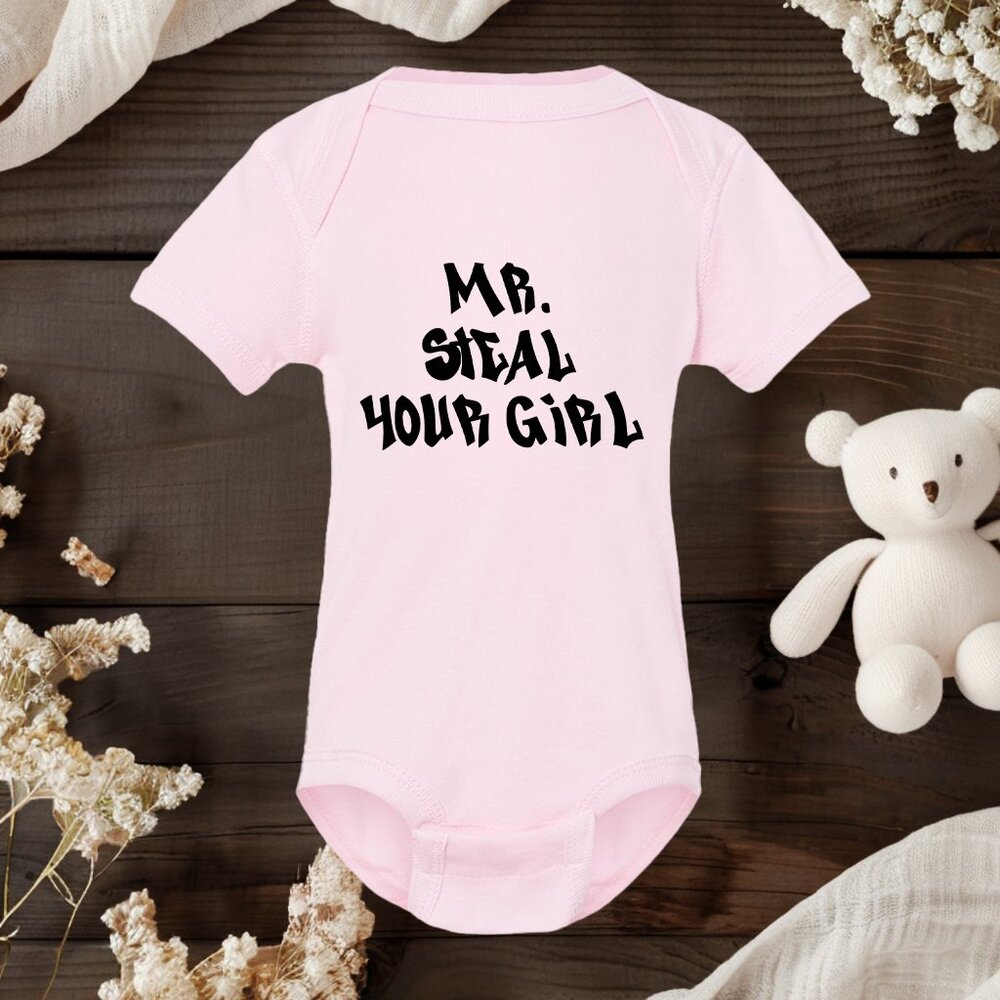 Mr. Steal Your Girl Baby Onesie | Funny Infant Onesie | Cute Baby Boy Onesie